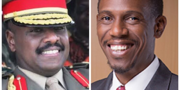 Gen Muhoozi Kainerugaba and Attorney General Kiryowa Kiwanuka