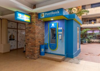 One of PostBank’s intelligent ATMs at the Forest Mall Branch. In 2021, the bank replaced half of its fleet of ATM dispensers with recycler/intelligent ATMs that support instant cash deposits, cardless transactions, and a wide range of other services. The rest of the ATM fleet will be replaced this 2022.