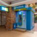 One of PostBank’s intelligent ATMs at the Forest Mall Branch. In 2021, the bank replaced half of its fleet of ATM dispensers with recycler/intelligent ATMs that support instant cash deposits, cardless transactions, and a wide range of other services. The rest of the ATM fleet will be replaced this 2022.