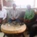 Pierre Mbabazi with the head of laity Diocese of KIGEZI and Canon Ivan Batuma