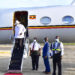 President Museveni returns from a one day working visit to Nairobi Kenya. Friday April 8. PPU Photo