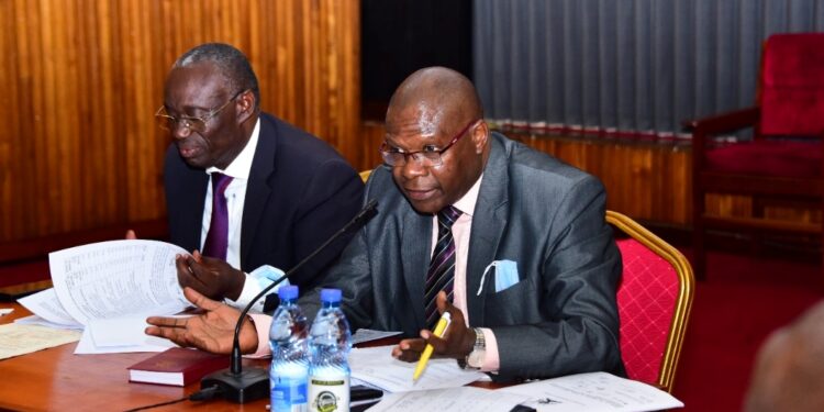 Hon. Ignatius Wamakuyu Mudimi (R) was not pleased with the proposal, saying it is a duplication of programmes