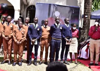Some of the children who lived under the care of the late Jacob Oulanyah