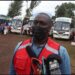 Abel Niwamanya, the Uganda Red Cross Society team leader at the Nyakabande refugee transit centre