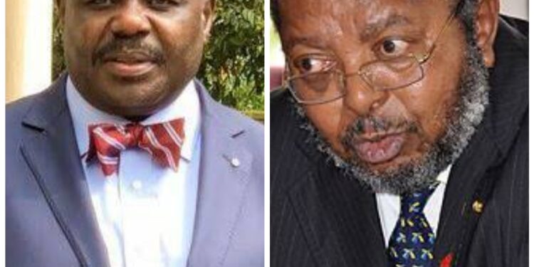 The late Former Speaker of Parliament Jacob Oulanyah and Late Bank of Uganda Governor Prof Emmanuel Tumusiime Mutebile