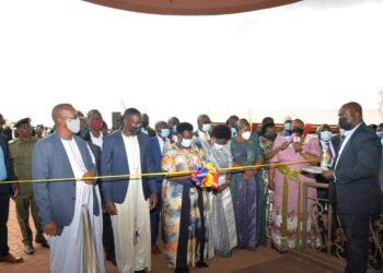 His Highness the Kyabazinga of Busoga centre and the members of the Busoga consortium