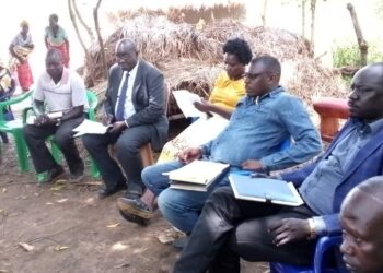 Gulu district security teams mediating the disputes