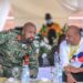 Gen Muhoozi with his uncle Michael Nuwagira alias Toyota.