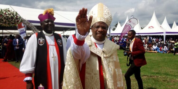 Rev Gaddie Akanjuna consecrated as 6th Bishop of Kigezi Diocese 