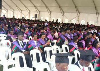 Some of the graduands at Makerere University