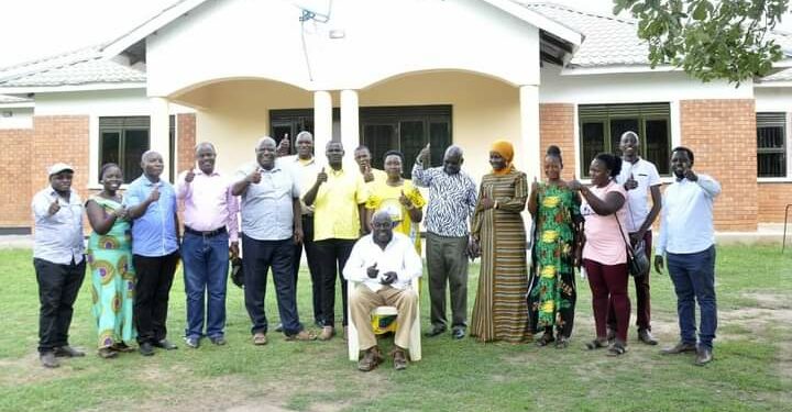 NRM leaders visit Late Jacob Oulanyah’s father Nathan Okori