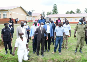 Tayebwa commissioning seed school in Mitooma district