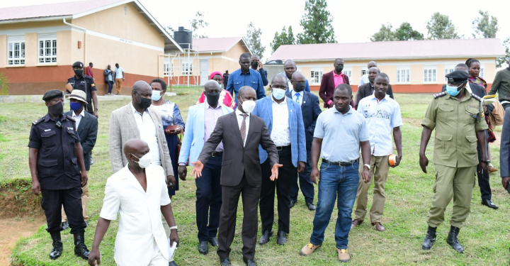 Tayebwa commissioning seed school in Mitooma district