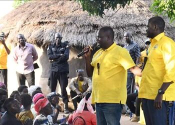 SG Richard Todwong with Andrew Ojok