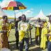 NRM SG Richard Todwong gives out party Tshirts to defectors