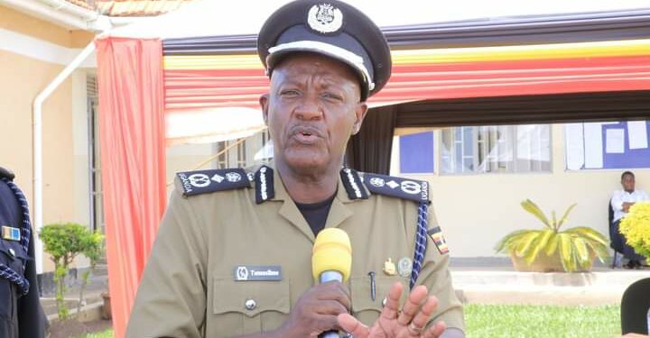 The Deputy Inspector General of Police Maj. Gen. Tumusiime Katsigazi