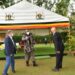 President Yoweri Museveni having a chat with Turkish Investors after a meeting at State House Entebbe on 25th May 2022. Photo by PPU/Tony Rujuta.