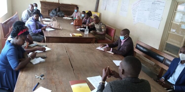 Fort Portal Service Delivery Committee in a meeting