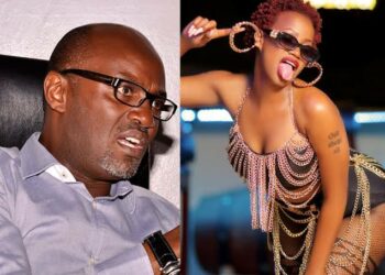 Andrew Mwenda and Sheebah Karungi