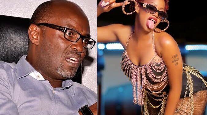 Andrew Mwenda and Sheebah Karungi