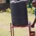 A pupil at Ibanda primary school washing hands