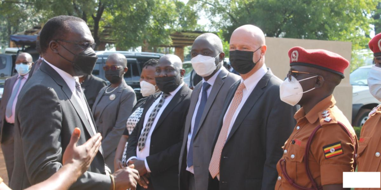 Chief Justice Owiny Dollo at Gulu main prisons