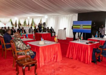 East African Heads-Of-State in a conclave meeting on Monday.