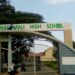 Recently constructed school gate.