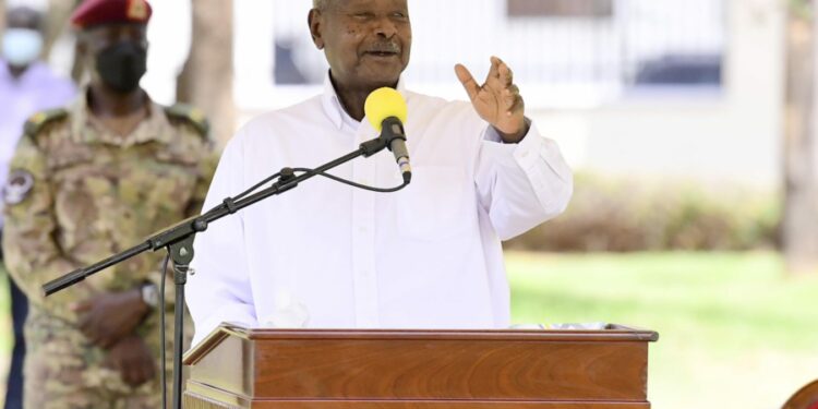 Karamoja Region - President Museveni meets political and security leaders of Karamoja at Morolinga State Lodge in Moroto