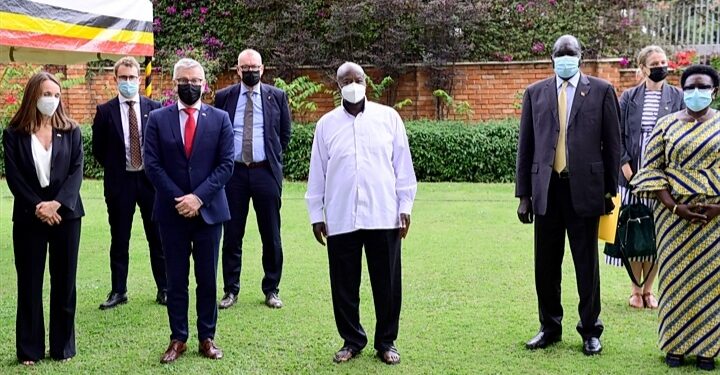 Danish Delegation meets Museveni at Nakasero