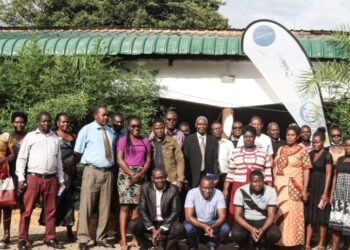 Busia district leadership and RHU staff after a review meeting in Royal Breeze Hotel Busia