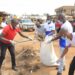 Staff partnered with Ministry of Water and Environment to clean markets in March this year such as Port bell Market
