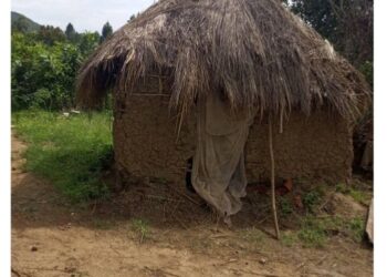 The couple’s current house in Hoima