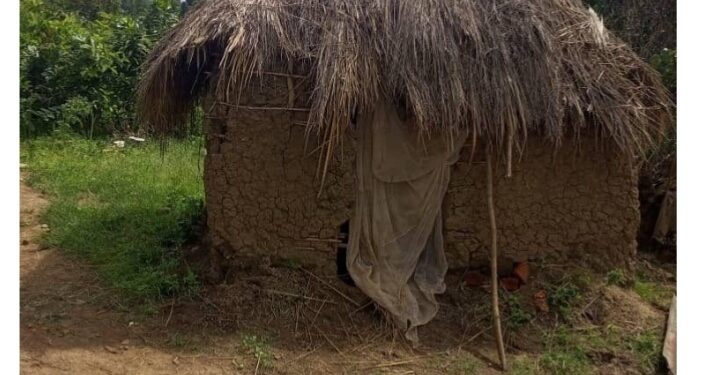 The couple’s current house in Hoima