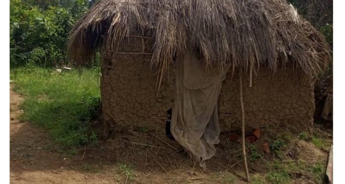 The couple’s current house in Hoima