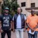 Singer Bebe Cool, Micheal Nuwagira alias Toyota and events organiser Balaam Barugahara