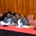 Muhakanizi (R) appearing before Cosase. On his right is Ocailap.