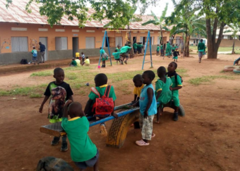 Pupils of Masaka police primary school