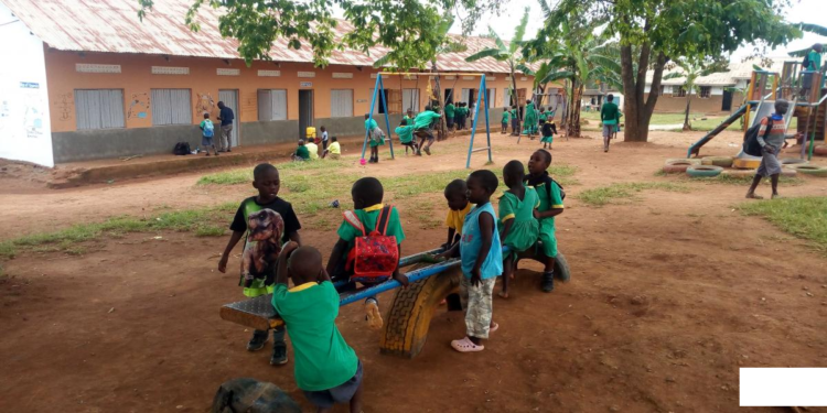 Pupils of Masaka police primary school