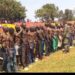 Some of the youths  from the Buvuma,Kayunga,Jinja  Districts and Jinja City who turned up to be recruited into the LDU and UPDF at Kakindu Stadium in Jinja City on Monday.PHOTO BY ANDREW ALIBAKU