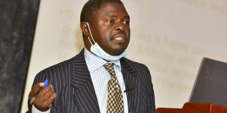 SPA at the RDC Secretariat Dr. Dan Isabirye Ssekiboobo Enhancing Capacity Development for RDCs Resident District Commissioners, Resident City Commissioners, Deputy Resident Commissioners and Deputy City Commissioners getting ready for induction retreat at the National Leadership Institute (NALI) Kyankwanzi on 28th July 2022. Photo by PPU/Tony Rujuta.