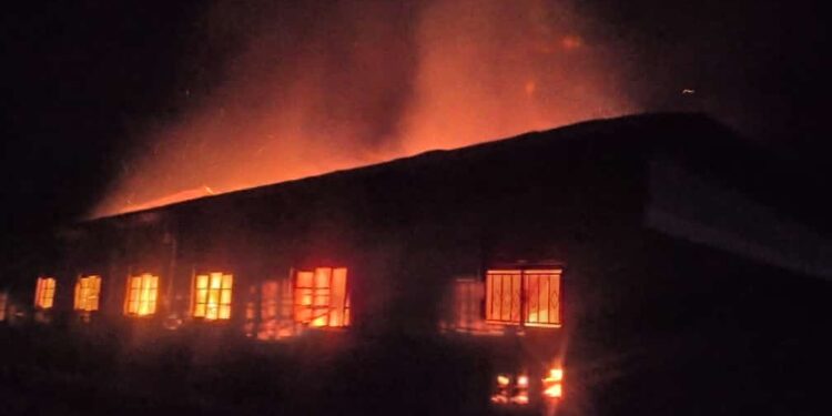 Fire guts St Aloysius Kitanga secondary school dormitory