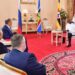 President Yoweri Museveni in a meeting with Russian delegation