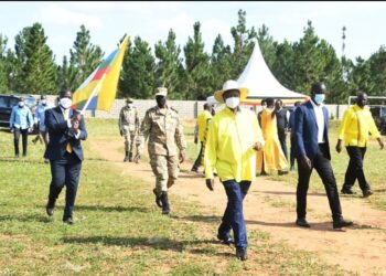 President Yoweri Museveni in Soroti