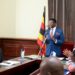 Katikkiro Mayiga in a meeting with NDA officials