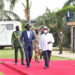President Museveni and his South Sudan counterpart President Salva Kiir at Munyonyo last year . PPU Photo
