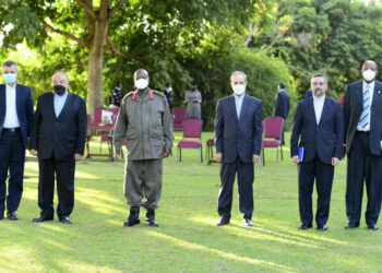 President Museveni meets Iranian Delegation led by Deputy Foreign Affairs Minister Dr.Mehdi Safari at State House Entebbe