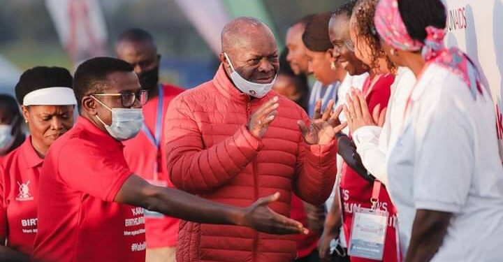 Kabaka Ronald Muwenda Mutebi II during his Birthday run 2022