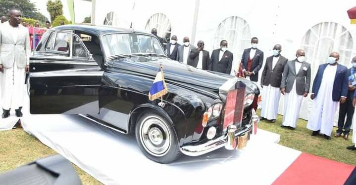 Kabaka Mutebi's refurbished Rolls Royce Phantom IV