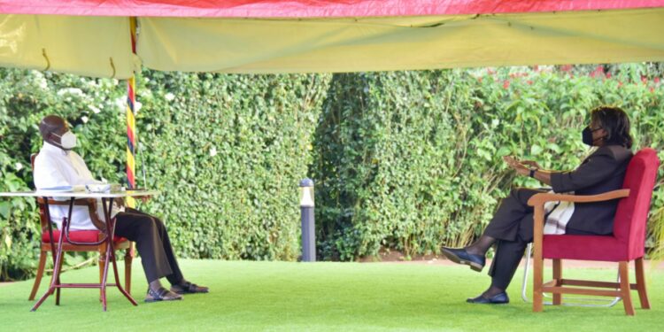 Brief Meeting between President Museveni and US Ambassador to UN Greenfield